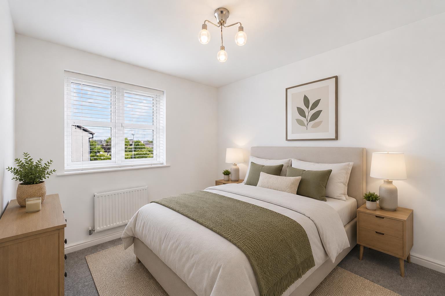 Bedroom Two Staged